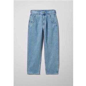 ASOS WEEKDAY FRONT FOLD PLEAT HIGH RISE JEANS SIZE 27